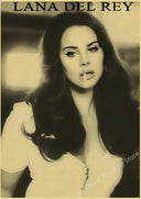 Lana Del Rey Retro Kraft Paper Music Album Poster Vintage Decor