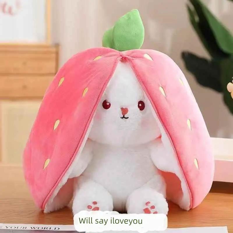 Soothing Transformation Bunny Plush Pillow Toy For Teens