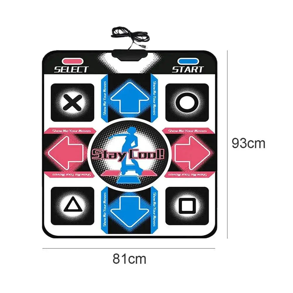 USB Wired Dance Mats Non Slip Dancing Pad For PC Fitness