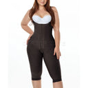 Knee-Length High Compression Fajas Colombianas Girdle