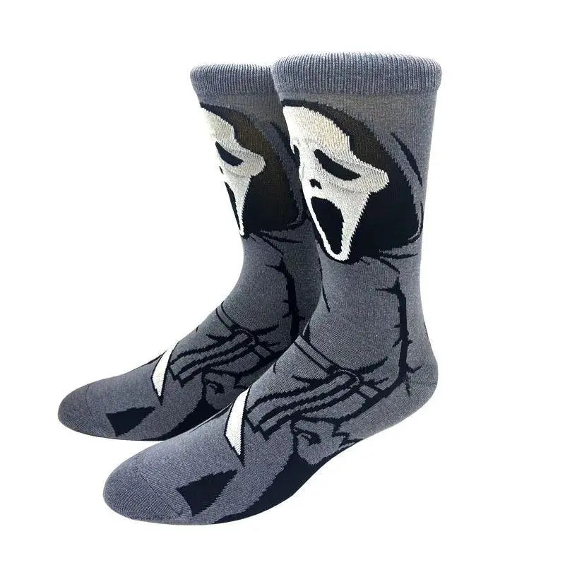 Couples Anime Knee High Socks Hip Hop Harajuku Lum Design