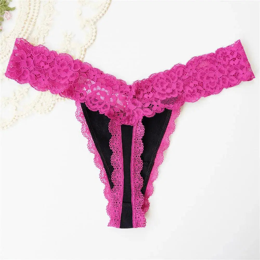 Allure Lace Thong Set Seductive G Strings For Women Stylish