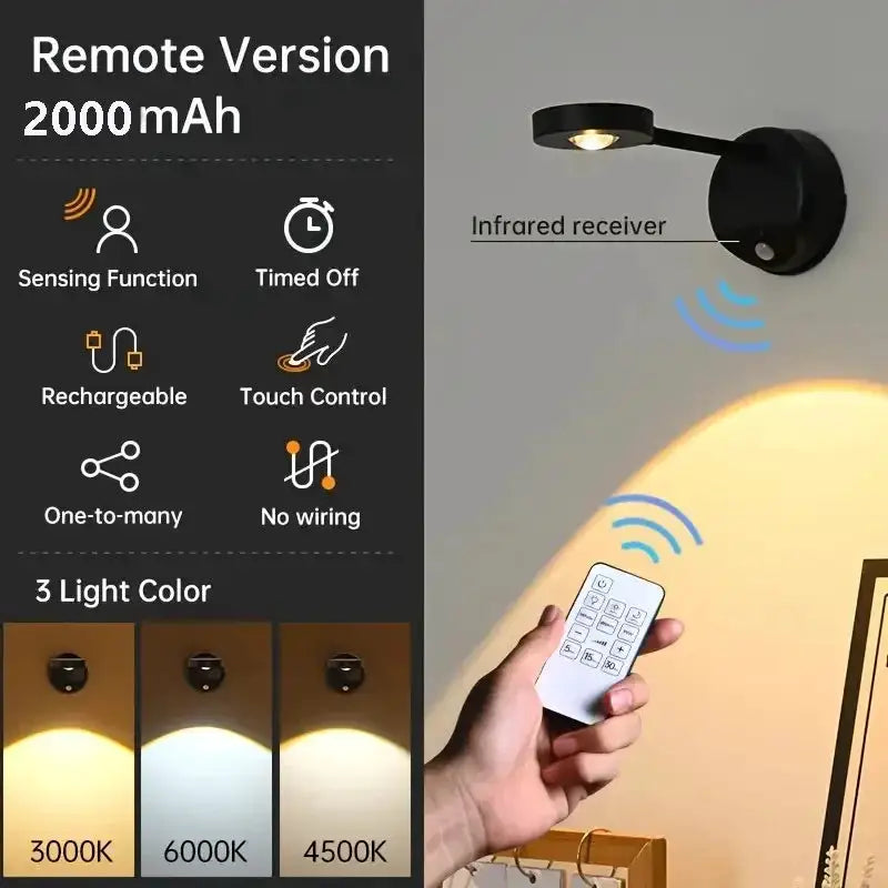 HPH Intelligent Human Sensor Wall Lamp Wireless Wall Light — product view 9