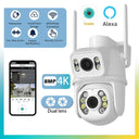 4K Dual Lens PTZ Wifi Camera for Enhanced Outdoor Security