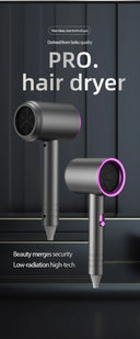 Cordless Hair Dryer: Hair Dryer 110V~240V International Voltage Electric Hair Brush Professional Quick Dry Dryer