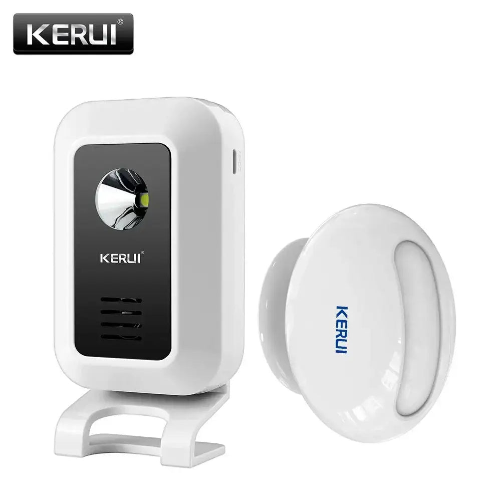 KERUI M7 Wireless Welcome Motion Sensor Security Alarm 32 Songs DoorBell Chime Smart Home LED Night Light Door Window Store Shop