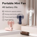JISULIFE 3-in-1 Handheld Fan with Power Bank & Light