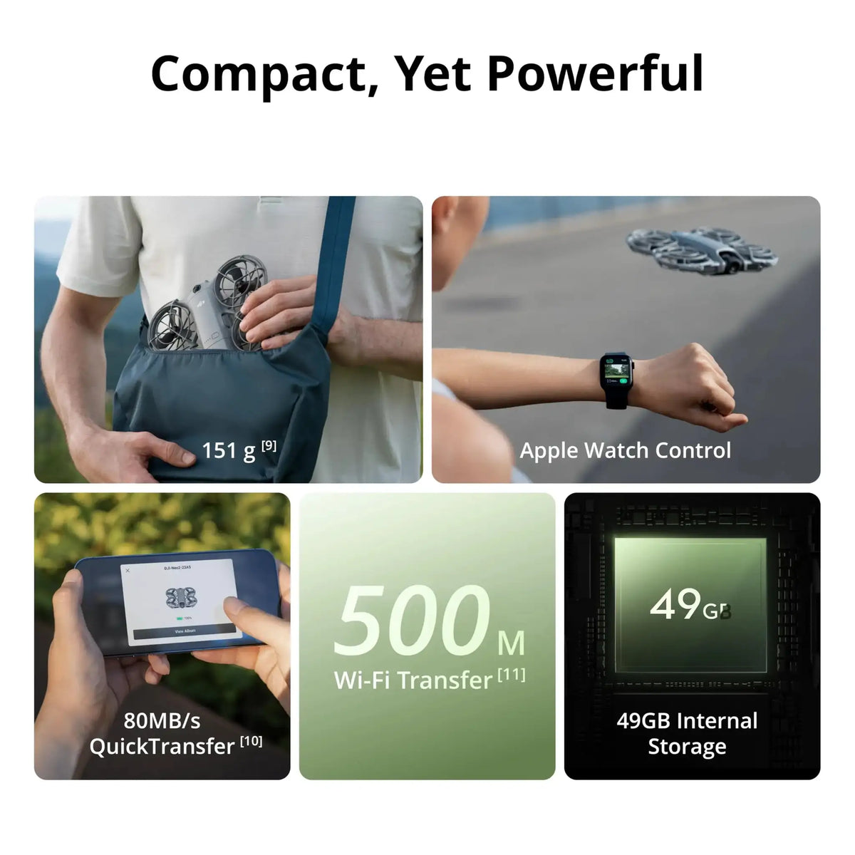 DJI Neo 2 Motion Fly More Combo - Drones with a Camera and Optional Accessory, Drone 4K Professional Imaging, Immersive FPV Drone with Goggles N3, Motion Controller, Palm Takeoff & AI Tracking for Vlog, Hiking & Cycling