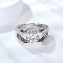 Certified Fine Silver Wedding Ring