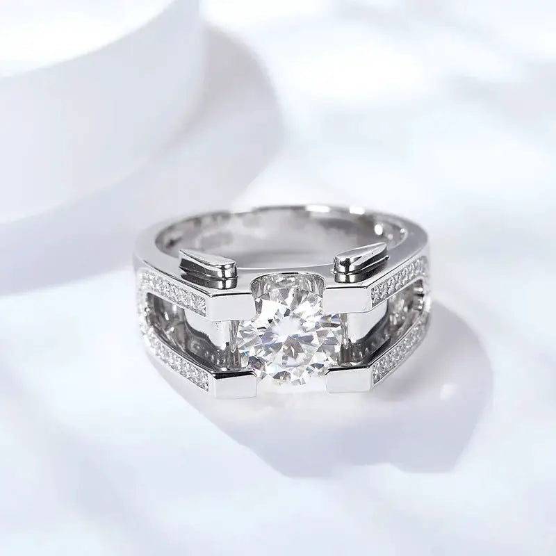 Certified Fine Silver Wedding Ring — product image 2