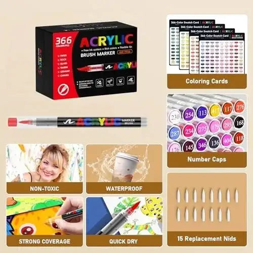 Acrylic Art Markers Set — product view 5