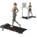 Compact 2In1 Walking Pad With LED Display For Home Fitness App