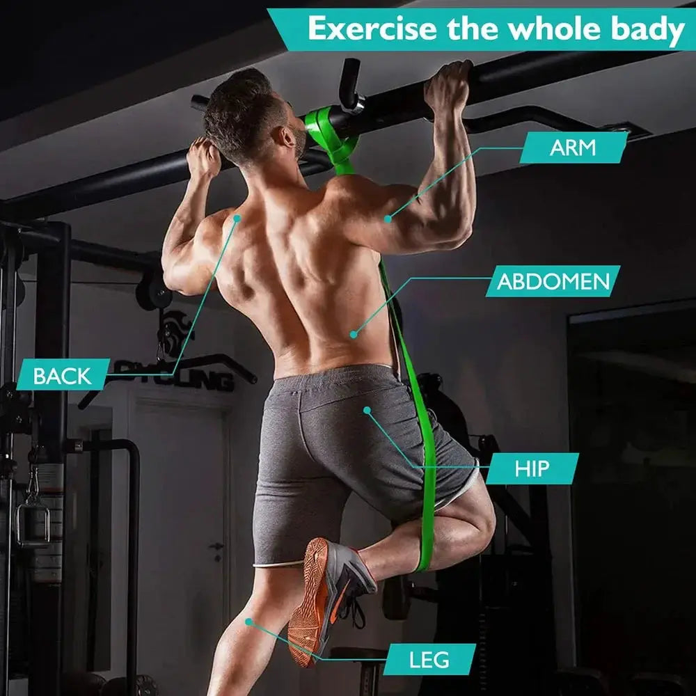 Heavy Duty Resistance Bands Set For Pull Up Assistance