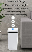 Bathroom Touchless Trash Can 12L Motion Sensor Bin