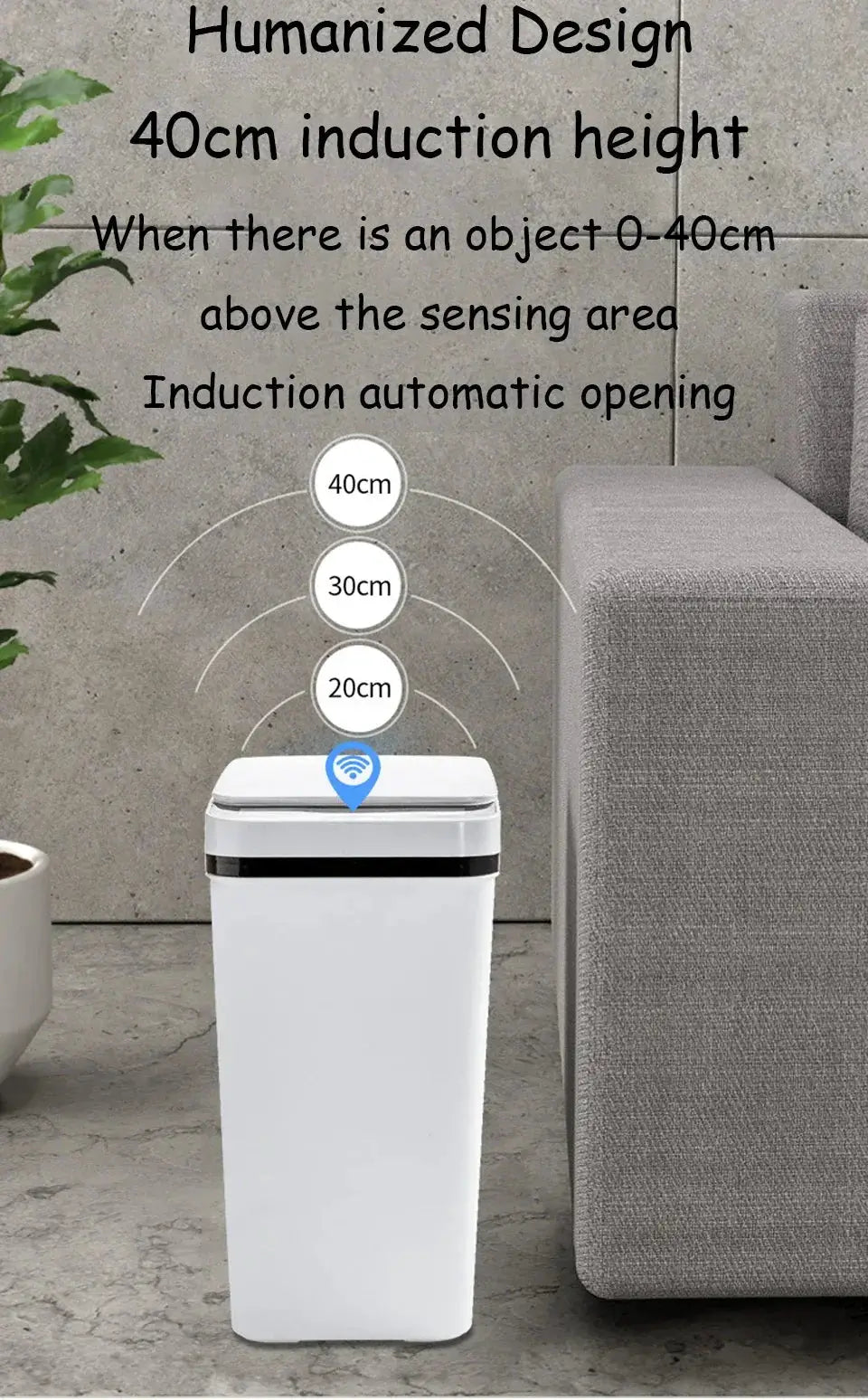 Motion Sensor Bathroom Trash Can — product view 19