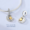 Sterling Silver Golden Clover Charm