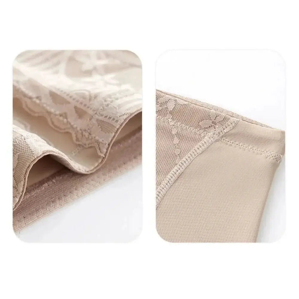 High Waist Tummy Control Lace Briefs For Postpartum Comfort