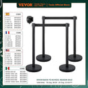VEVOR 4-6Pcs Queue Security Posts Crowd Control Stanchion Barriers