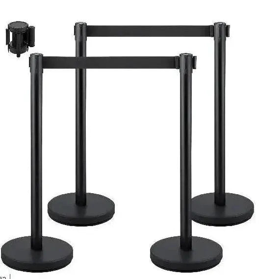 VEVOR Crowd Control Stanchions Barriers Queue Posts 4 To 6