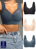 Ultra Soft Wireless Lace Sport Bra