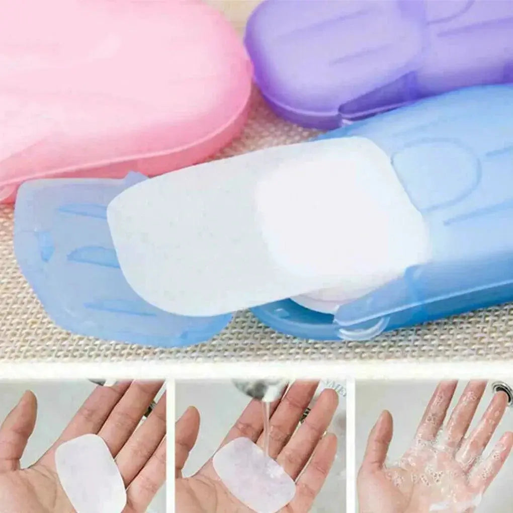 On The Go Scented Soap Paper Travel Cleansing Sheets