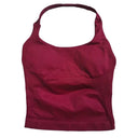 Breathable Gym Top Women Seamless Strappy Tank Bra