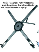 Magnetic Phone Holder - 3in1 Foldable Tripod