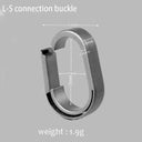 Titanium Key Chain Clip - Quick Detach Connector