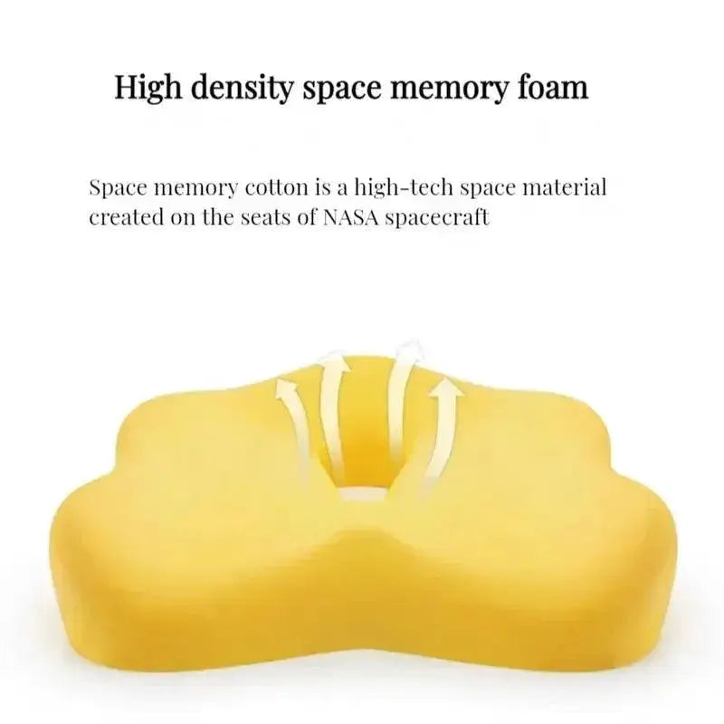 Ultimate Ergonomic Memory Foam Seat Cushion With Massage