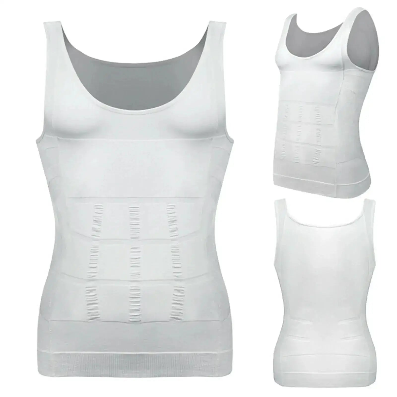 Mens Slimming Compression Vest For Tummy Control Comfort Fit