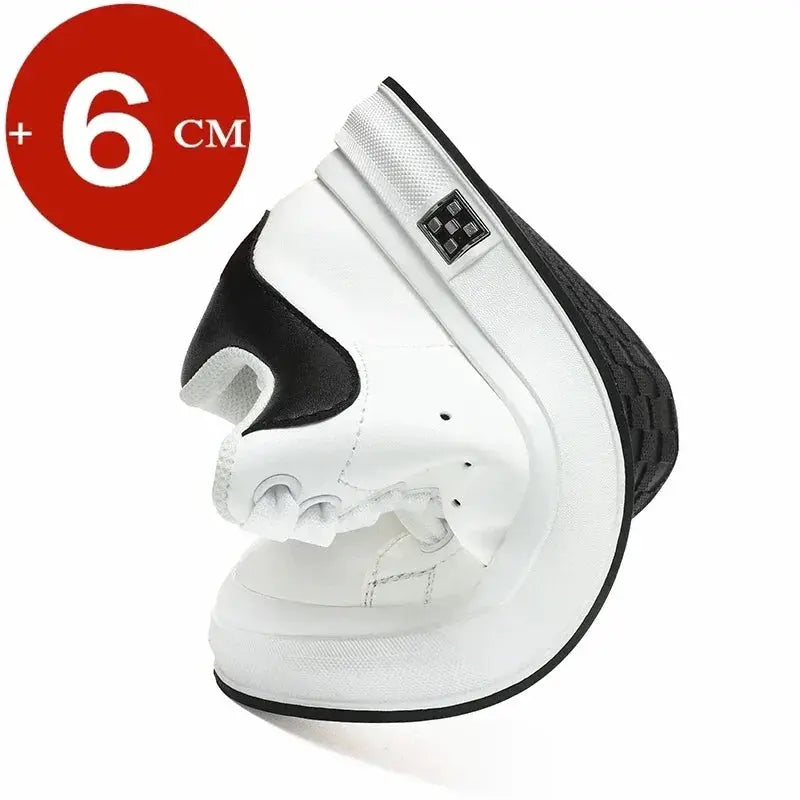 Casual Lift Sneakers For Men Elevator Shoes 6cm Height