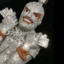 Iced Out Ski Mask Holding