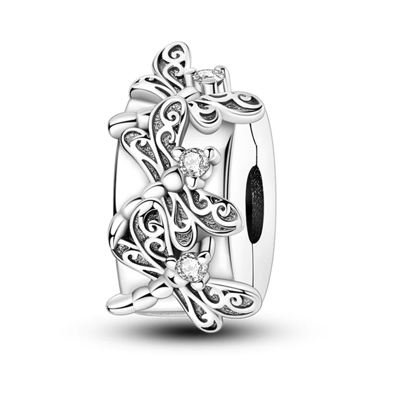 Charm Beads Sterling Silver Color