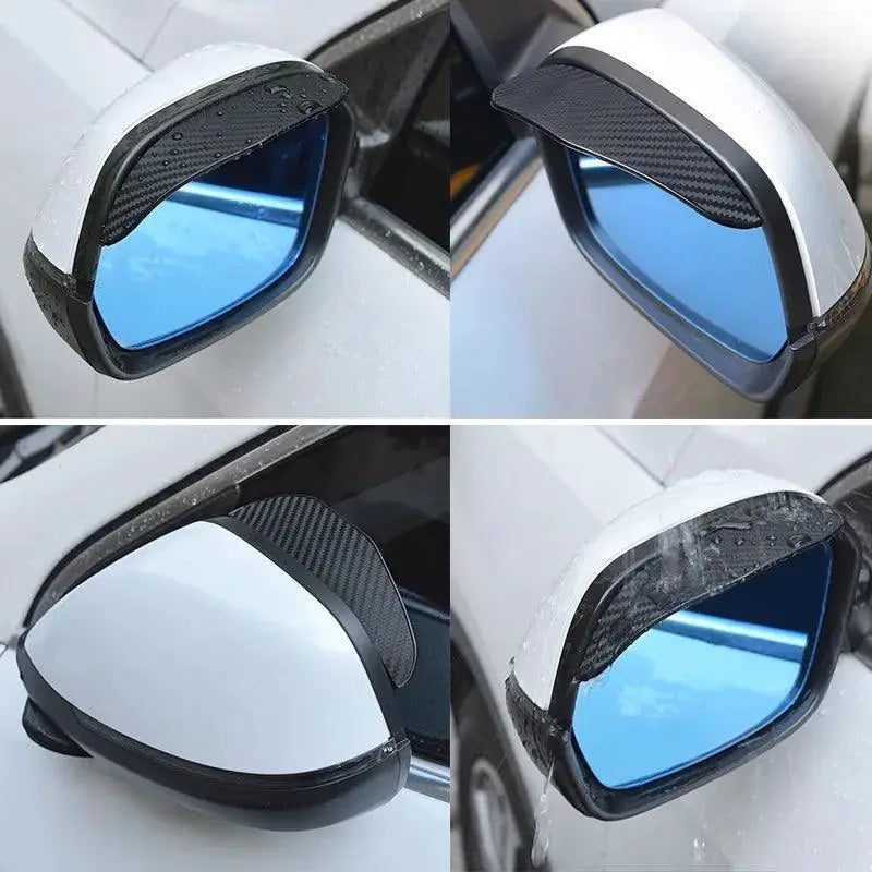 Carbon Fiber Visor Set For Cars Elevates Interior Style