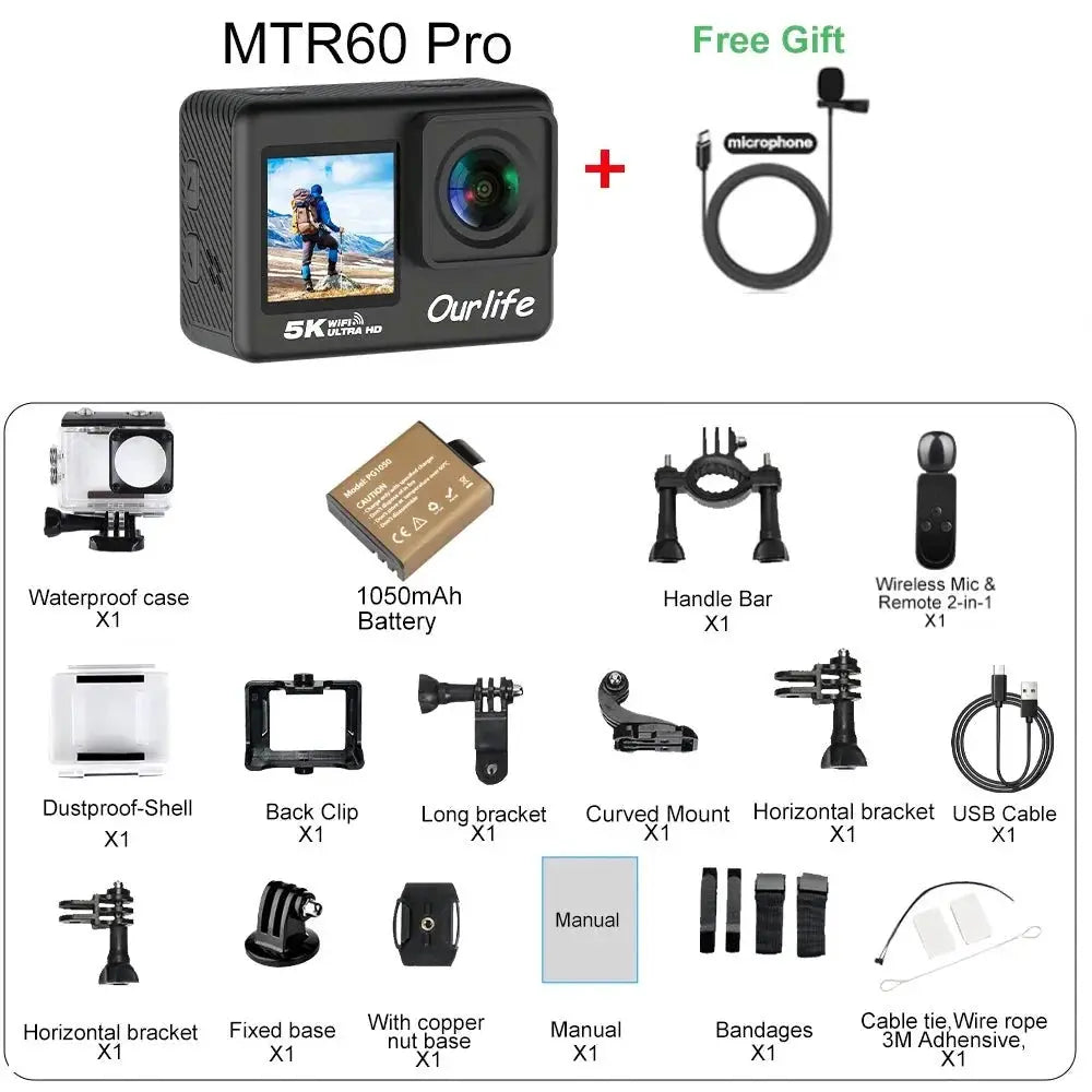 Clarity Action Camera for Adventurer Waterproof — product view 20