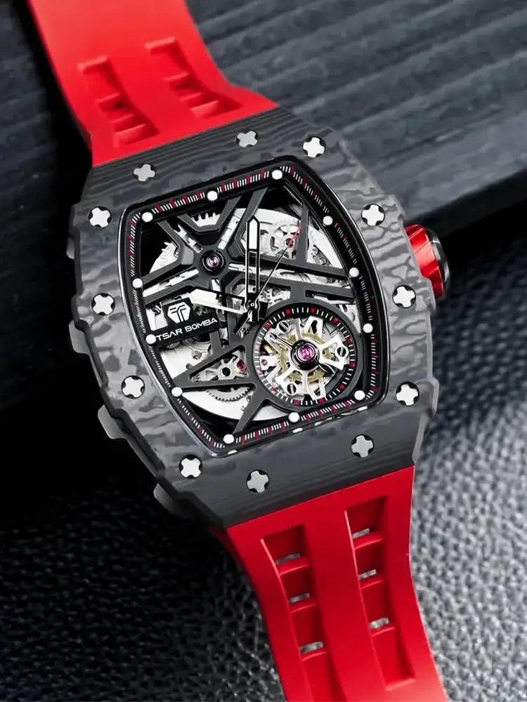 Automatic Skeleton Tonneau Watch — product image 4