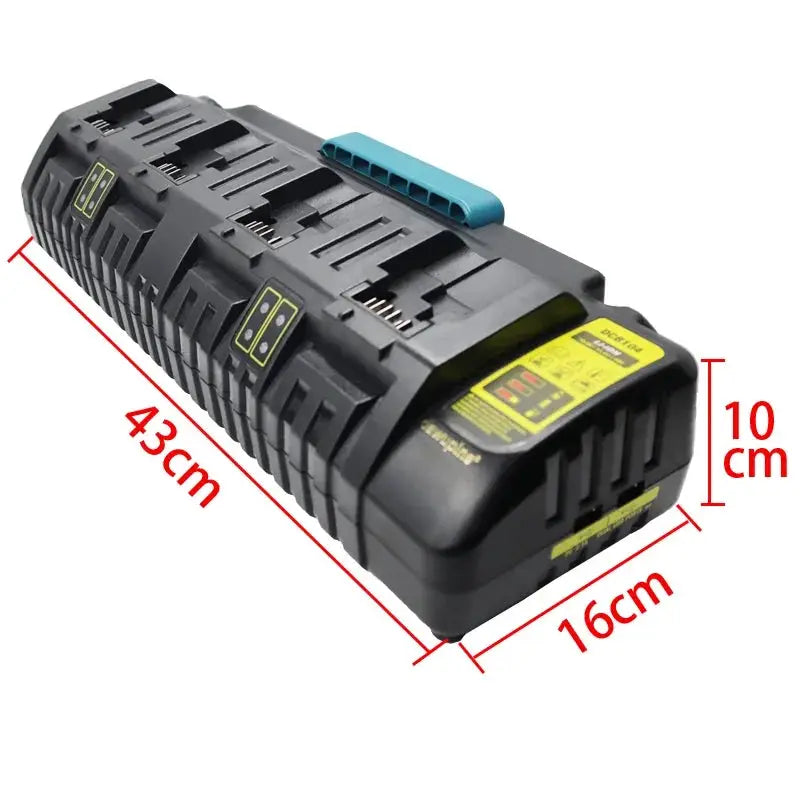 Rapid 4 Port DCB104 Lithium Battery Charger Fast Charge
