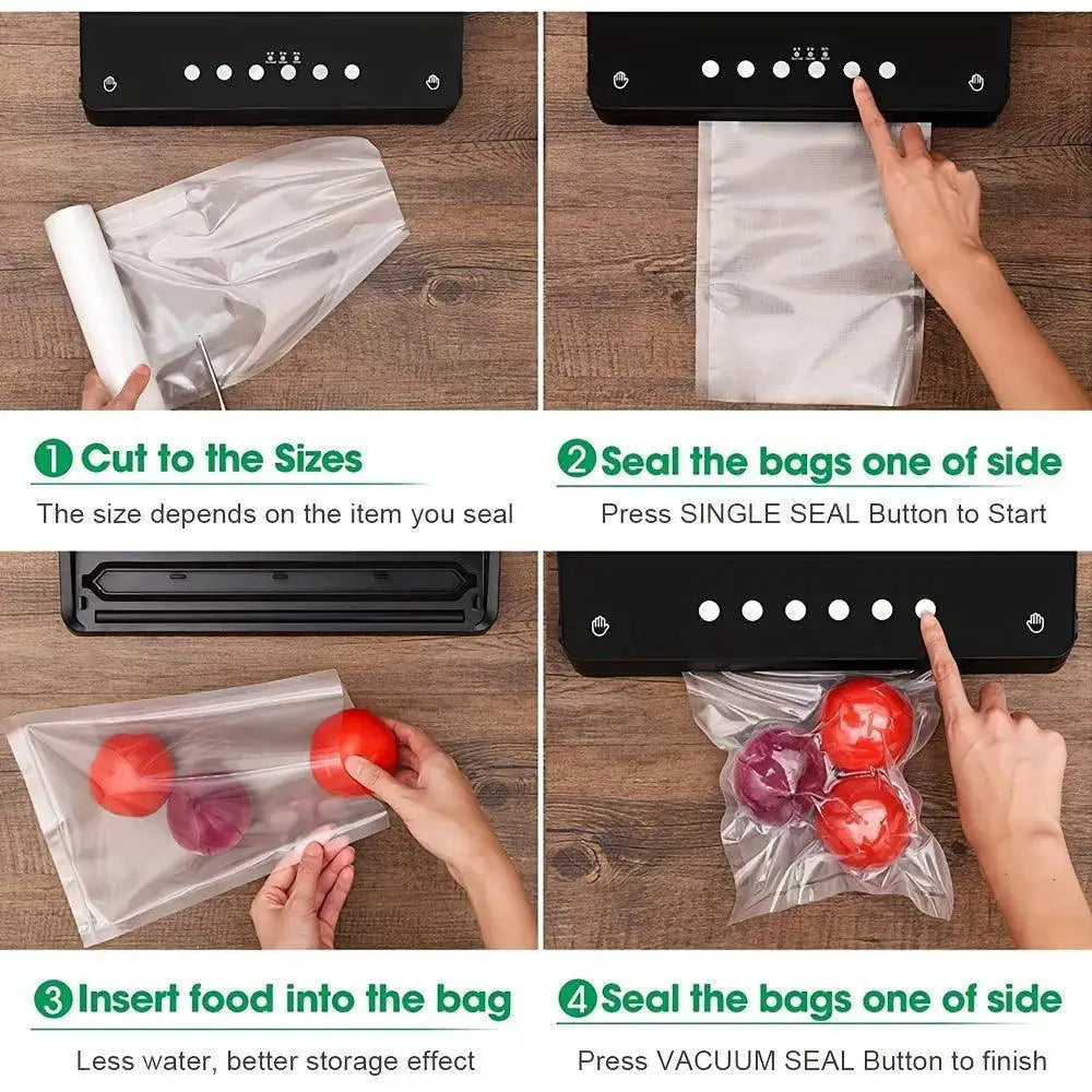 Kitchen Vacuum Sealer Bags Sous Vide Storage Rolls 1500cm