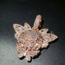 Full Diamond Iced‑Out Butterfly Cartoon Pendant Hip Hop