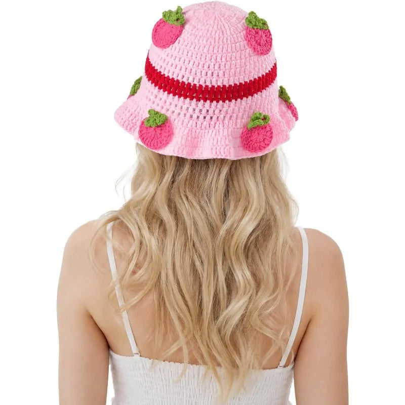Y2K Ruffle Knit Winter Hat