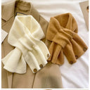 Button Knit Winter Scarf