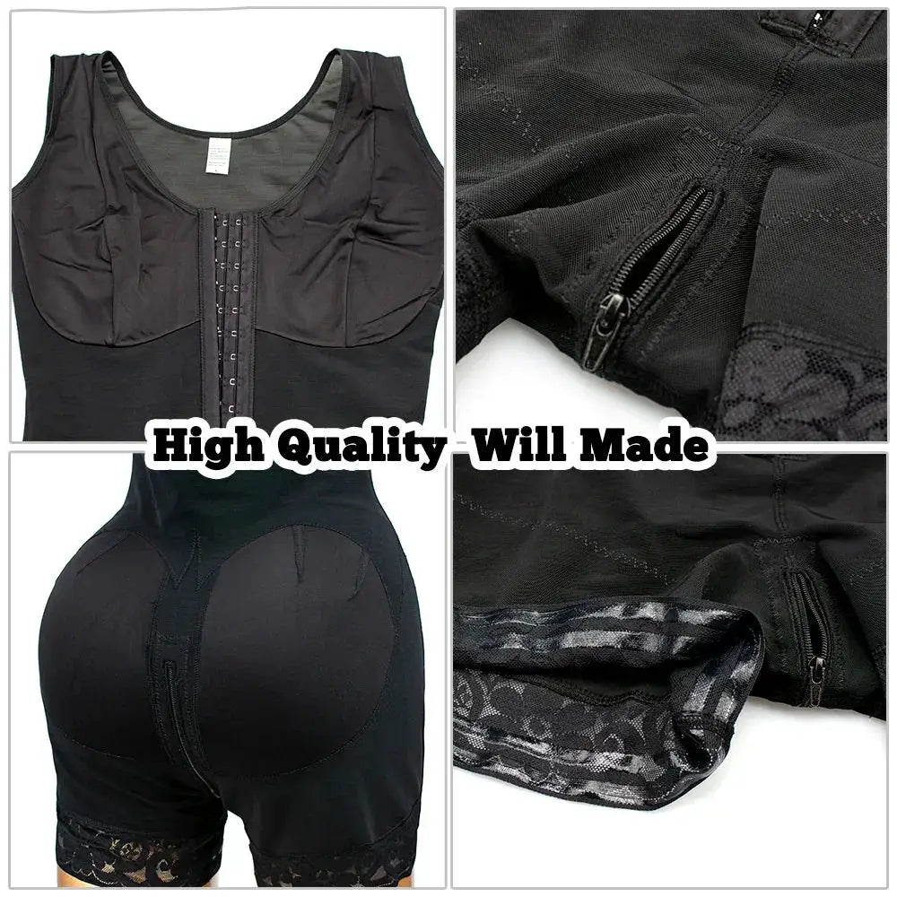 Colombian Compression Shapewear Bodysuit For Tummy Control