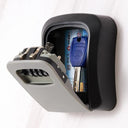 Secure Key Lock Box: Wall Mount Key Safe High Security