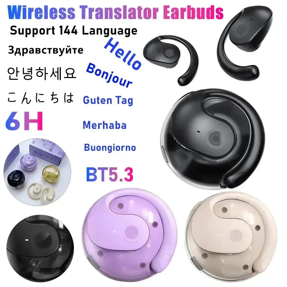 Translator Earbuds TWS Language Translation For Meeting