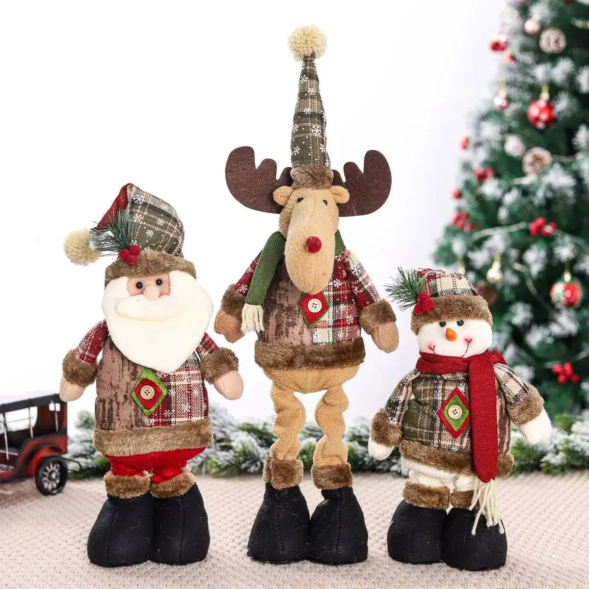 Telescopic Christmas Doll Unique Holiday Decor 2023