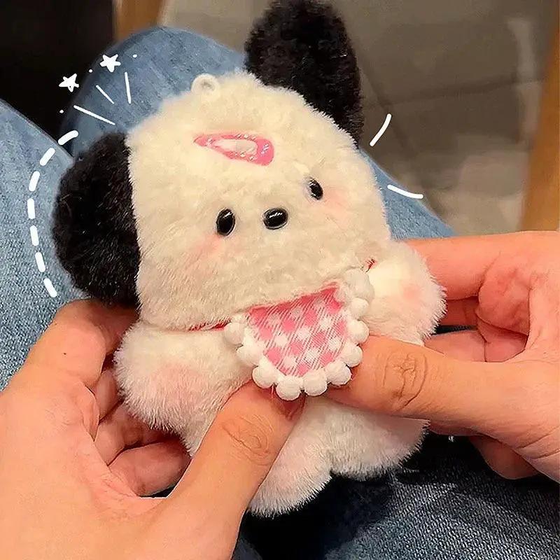 Adorable Plush Puppy Doll Keychain Bag Pendant Charm Gift