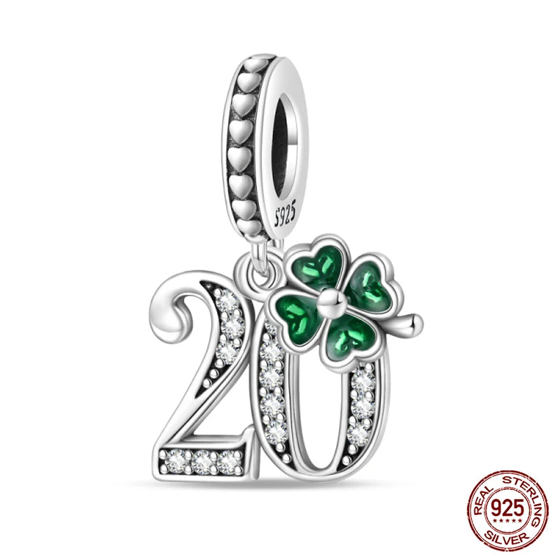 100 Sterling Silver Four Leaf Clover
