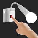 E27 Plug In Lamp Base - Convenient Safety Switch