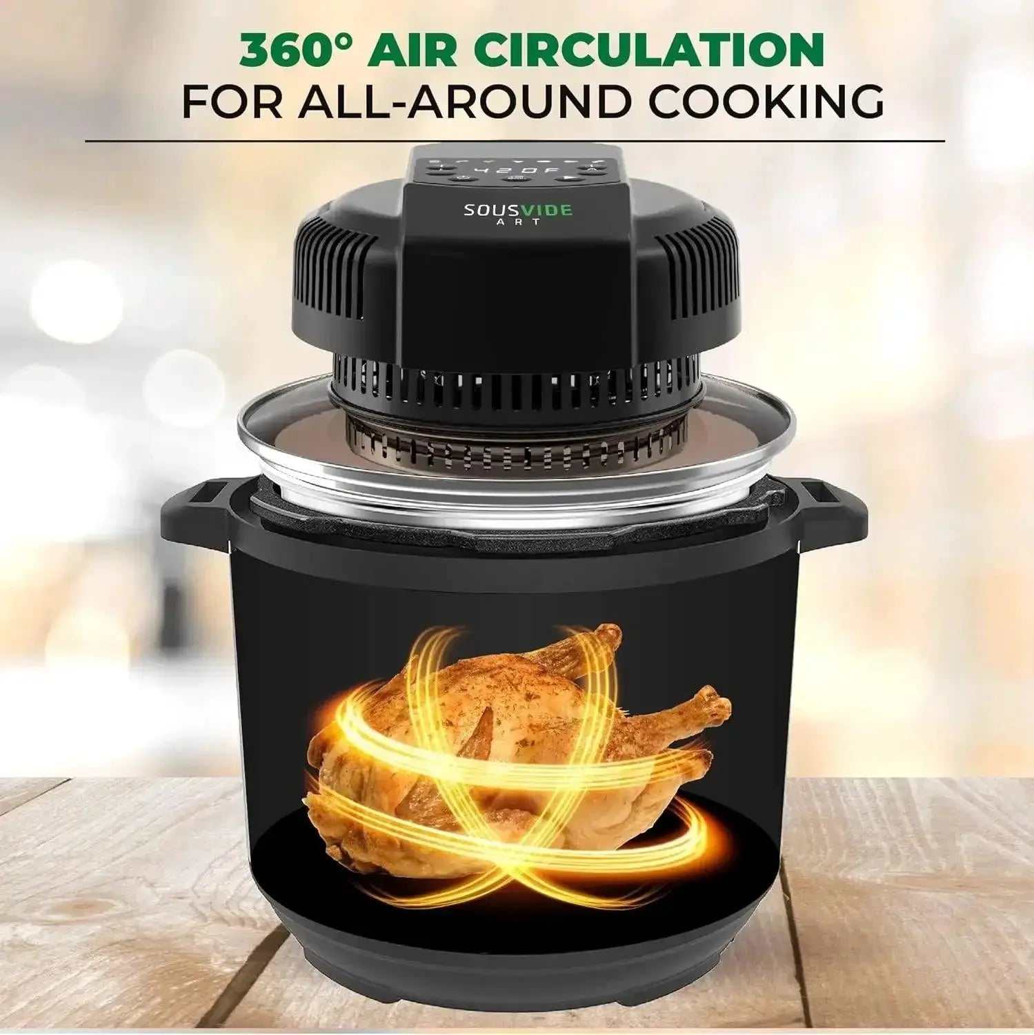 7-In-1 Instant Pot Air Fryer Lid for Versatile Cooking