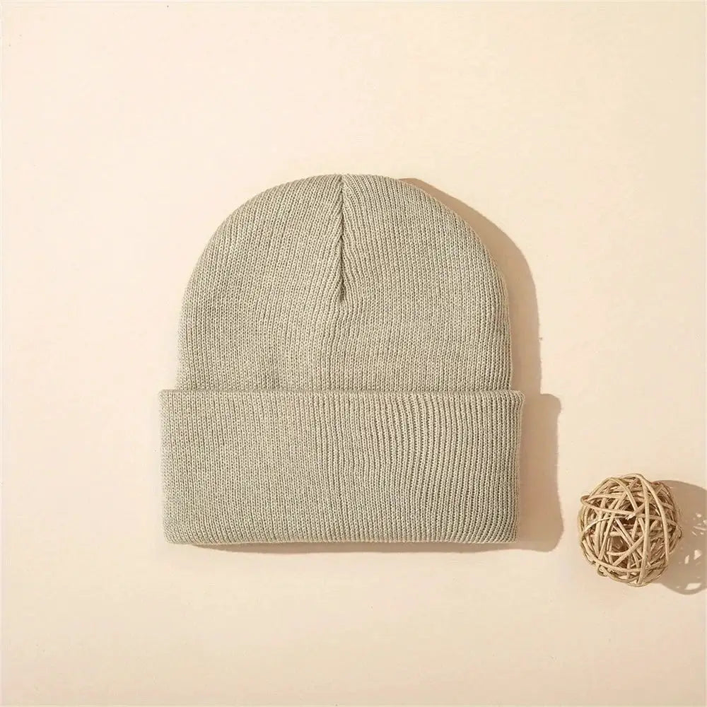 4pcs Baby Hat Knit Cuffed Beanie for Boys and Girls Winter Warm Knitted Beanie Hats for Skiing Outdoor